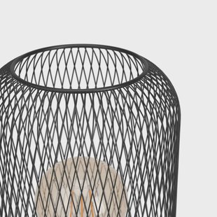 EGLO Wrington tafellamp, hoogte 28,5 cm, zwart, staal