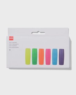 HEMA Mini markers - 6 stuks