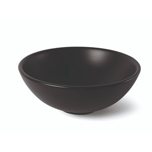 Waskom Luca Sanitair Ceramics Venere Rond 41x41x16 Keramiek Mat Zwart