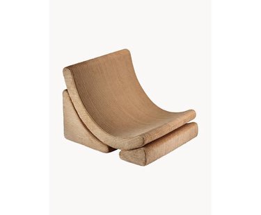 Handgemaakte corduroy fauteuil voor kinderen, Moon