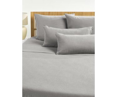 Gewassen linnen laken Airy