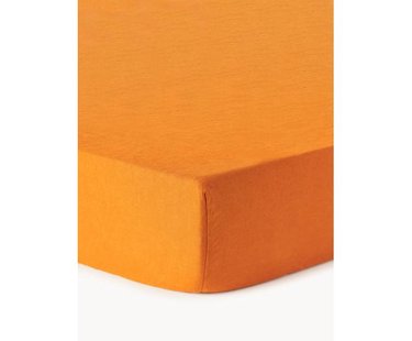 Topper hoeslaken Airy, gewassen linnen