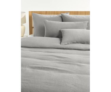 Gewassen linnen dekbedovertrek Airy