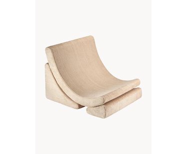 Handgemaakte kinderarmstoel Moon van corduroy