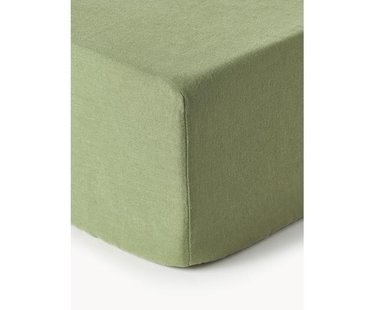 Boxspring hoeslaken Airy, gewassen linnen