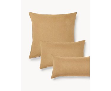 Gewassen linnen kussenhoes Airy