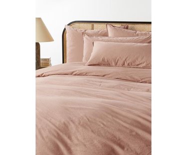 Dekbedovertrek van gewassen perkalkatoen Debbie