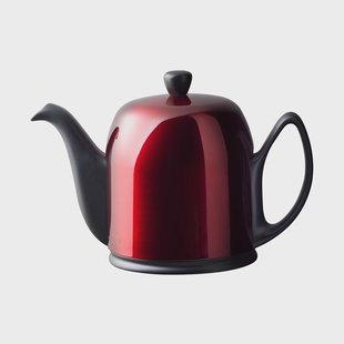 Degrenne Salam theepot 1 L Candy apple-Black Degrenne Salam theepot 1 L Candy apple-Black