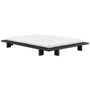 Karup Design Japan Bed 140x200 Zwart Gelakt