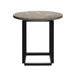 New Works Florence Bijzettafel&Oslash;50 Gris Du Marais Marble