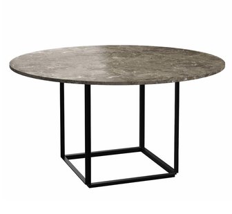 New Works Florence Eettafel&Oslash;120 Gris Du Marais Marble