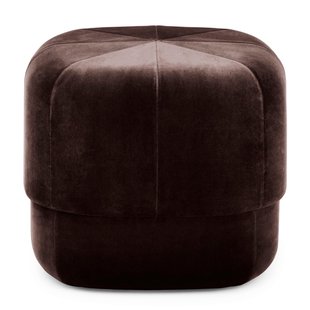 Normann Copenhagen Circus Velour Poef Small Coffee