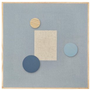 Nofred Noticeboard Magneetbord Incl 3 Magneten Blue