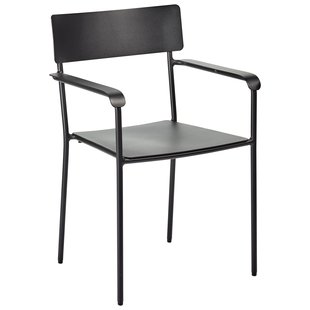 Serax August By Vincent Van Duysen Tuinstoel Met Armleuning Zwart