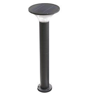 Century Iltalia Sunny Solare - tuinpaal op zonne-energie - Ø 20,5 x 56,5 cm - 2W LED incl. - IP65 - zwart