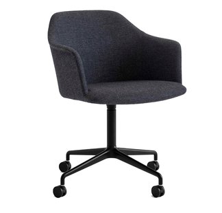&amp;tradition Rely HW50 Bureaustoel Zwart Onderstel Re-Wool 198