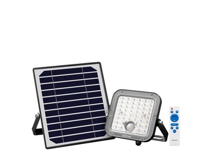 Century Italia Energy - verstraler op zonne-energie - 15,4 x 12 x 3,1 cm - 10W dimbare LED incl. - IP65 - zwart