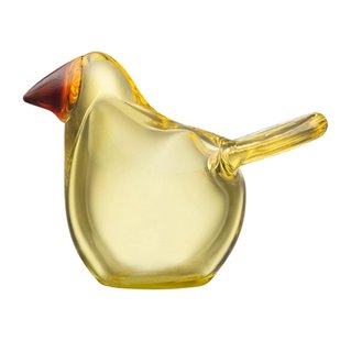 Iittala Birds By Toikka Flycatche Decoratie Citroen/koper Iittala Birds By Toikka Flycatche Decoratie Citroen/koper