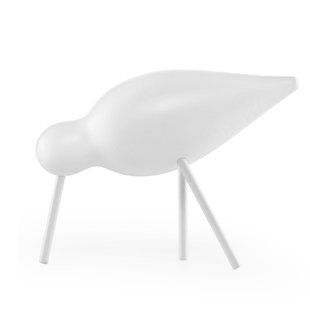 Normann Copenhagen Shorebird Vogel Decoratiemedium White/white