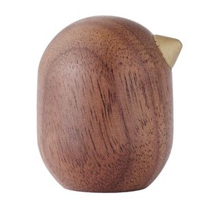 Normann Copenhagen Little Bird Decoratie 3cm Walnoot