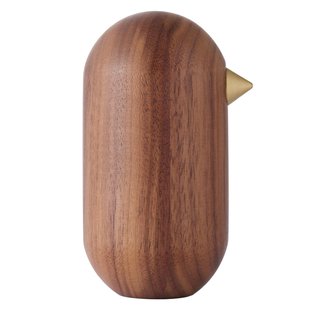 Normann Copenhagen Little Bird Decoratie 10cm Walnoot