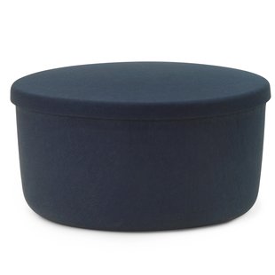 Normann Copenhagen Hide Opbergdoos Large Staal Blauw