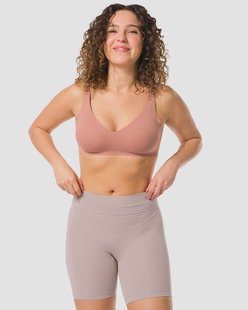 HEMA Damesbikershort real lasting cotton beige (beige)