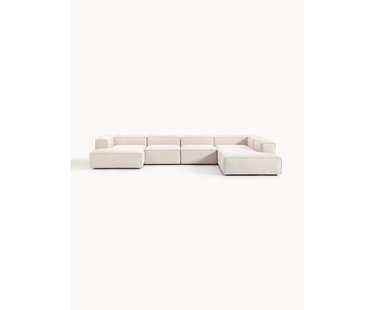 Modulaire U-bank Lennon van linnenmix