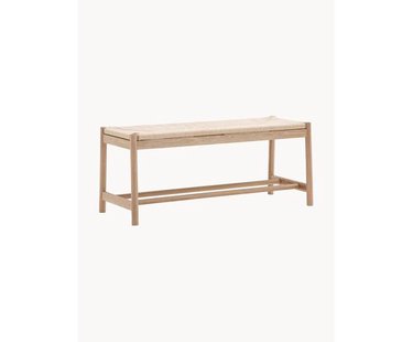 Handgemaakte zitbank Eton van eikenhout