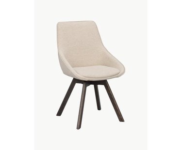 Draaibare gestoffeerde stoelen Alison, 2 stuks