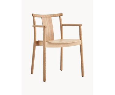 Armstoel Merkur van eikenhout