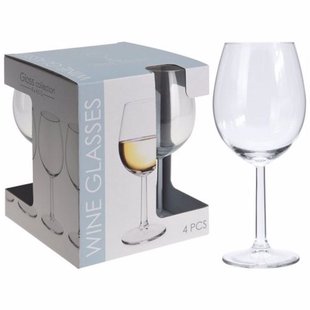 Excellent Houseware wijnglas 43cm set van 4