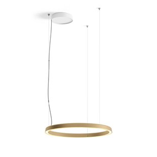 Luceplan Compendium Circle 72 Hanglamp LED Messing