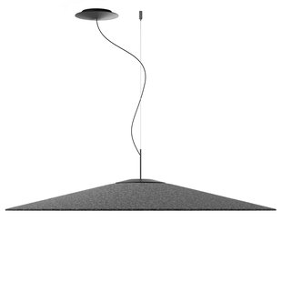 Luceplan Koin&egrave; Hanglamp LED &Oslash;110 Akoestisch Antraciet