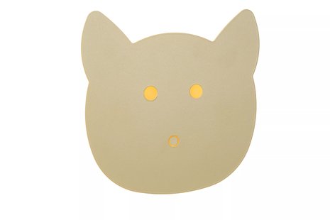 Lucide Charlie Poes - wandlamp - 20,7 x 4,2 x 20 cm - 7W dimbare LED incl. - groen