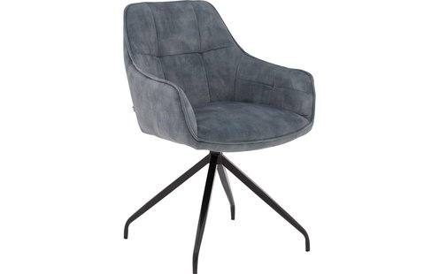 Goossens Basic Eetkamerstoel Alba, Met armleuning