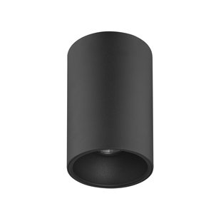 Nova Luce Nido - opbouwspot 1L - Ø 9,6 x 14 cm - zandzwart