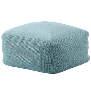 Cane-Line Divine Voetenbank Poef Turqoise Cane-Line Divine Voetenbank Poef Turqoise