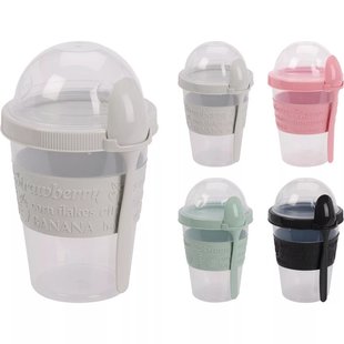 Yoghurtbeker to go kunststof