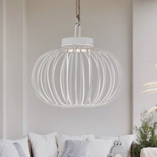 JUST LIGHT. GmbH JUST LIGHT. Akuba LED tafellamp, wit, 33 cm, bamboe