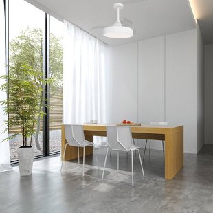 Mantra Iluminación LED plafondventilator Alaska Mini wit DC stil Ø 91 cm CCT