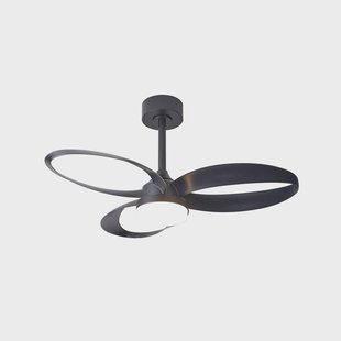 Mantra Iluminación LED plafondventilator Infinity, zwart, DC stil Ø 93 cm CCT