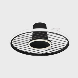 Mantra Iluminación LED plafondventilator Soho zwart DC-motor stil Ø 66 cm CCT