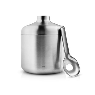 Eva Solo Liquid lounge ijsemmer met lepel 1,4 l Brushed steel