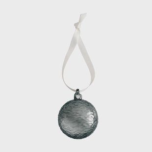 Cooee Design Gry Marble kerstbal Ø5 cm Smoke