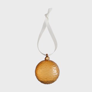 Cooee Design Gry Marble kerstbal Ø5 cm Cognac