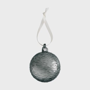 Cooee Design Gry Marble kerstbal Ø8 cm Smoke