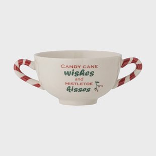 Bloomingville Treats kom Ø11,5 cm Candy cane wishes