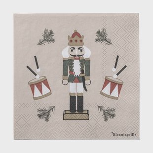 Bloomingville Jolly papieren servet 25x25 cm 20-pack Multi Bloomingville Jolly papieren servet 25x25 cm 20-pack Multi