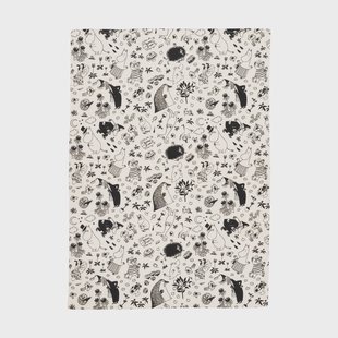 Moomin Arabia Moomin theedoek 50x70 cm Off-white